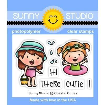 Sunny Studio Clear Stamps - Coastal Cuties